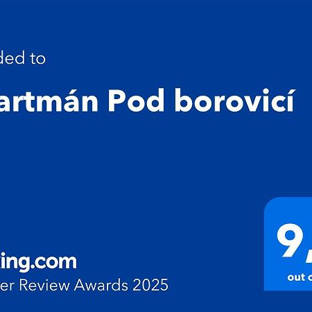 Apartman Pod Borovici Kovalovice Екстер'єр фото